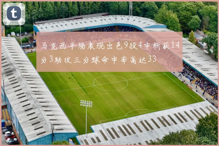 马克西半场表现出色9投4中斩获14分3助攻三分球命中率高达33